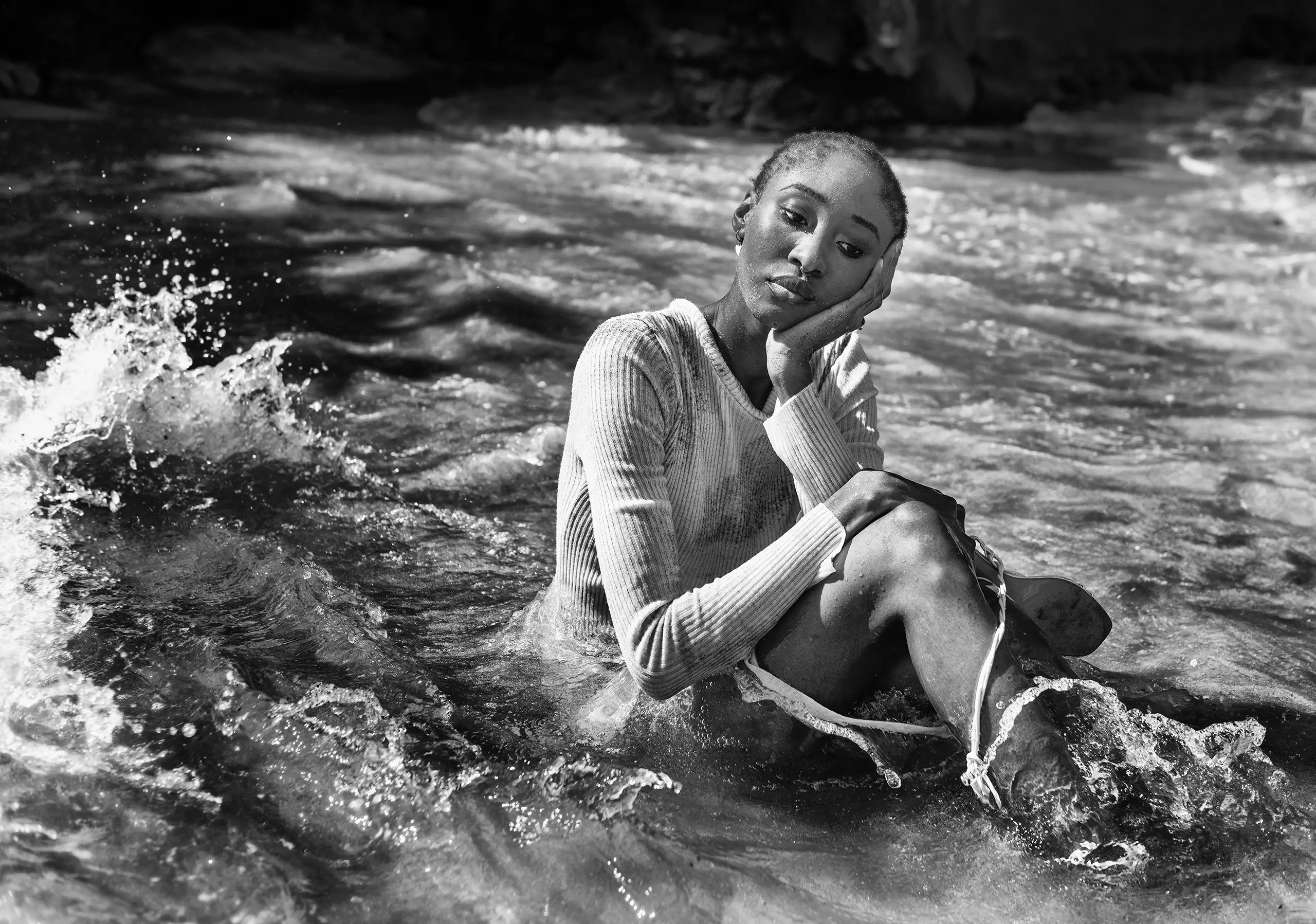 Derek Galon FRPS, art portrait photographer. One of Caribbean portraits - Promised Land.