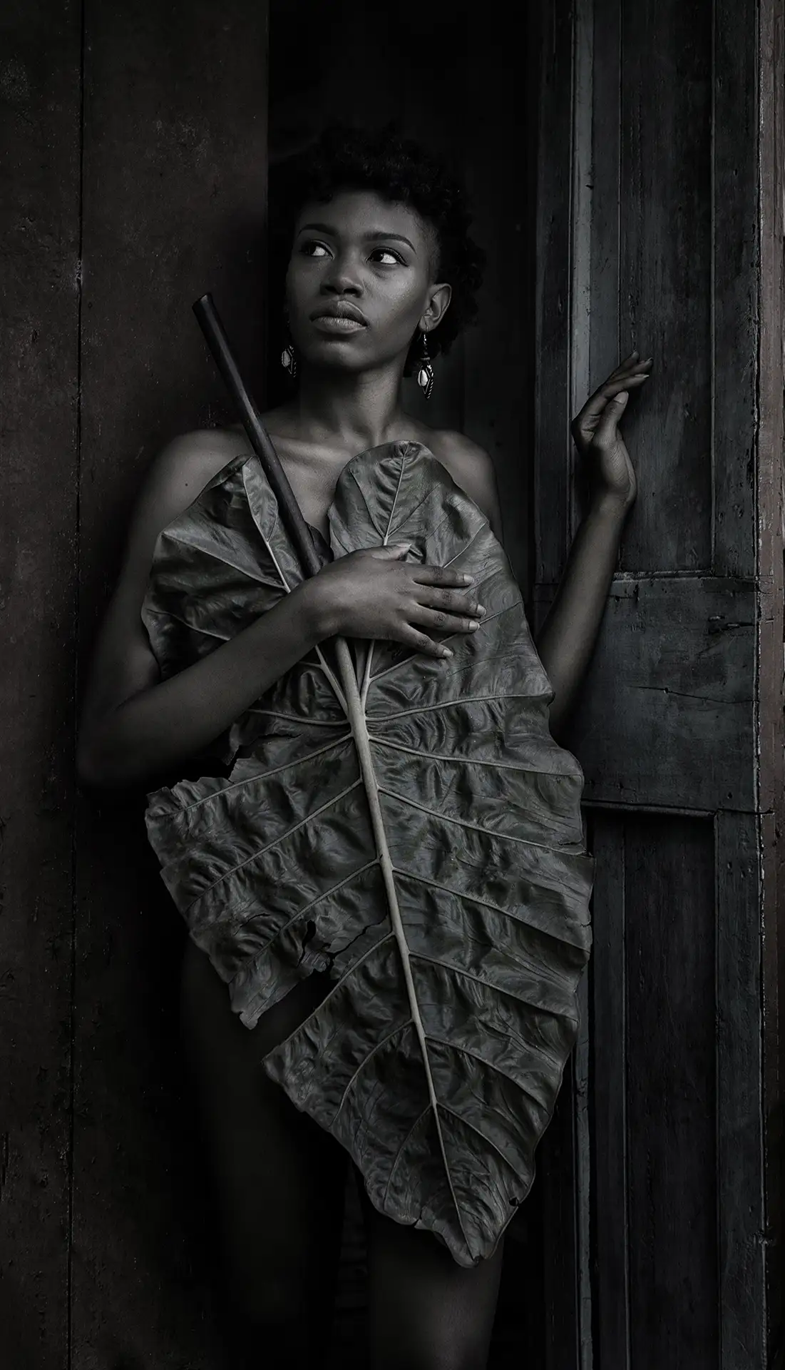 fine implied nude portrait, Derek Galon FRPS. Dominica.