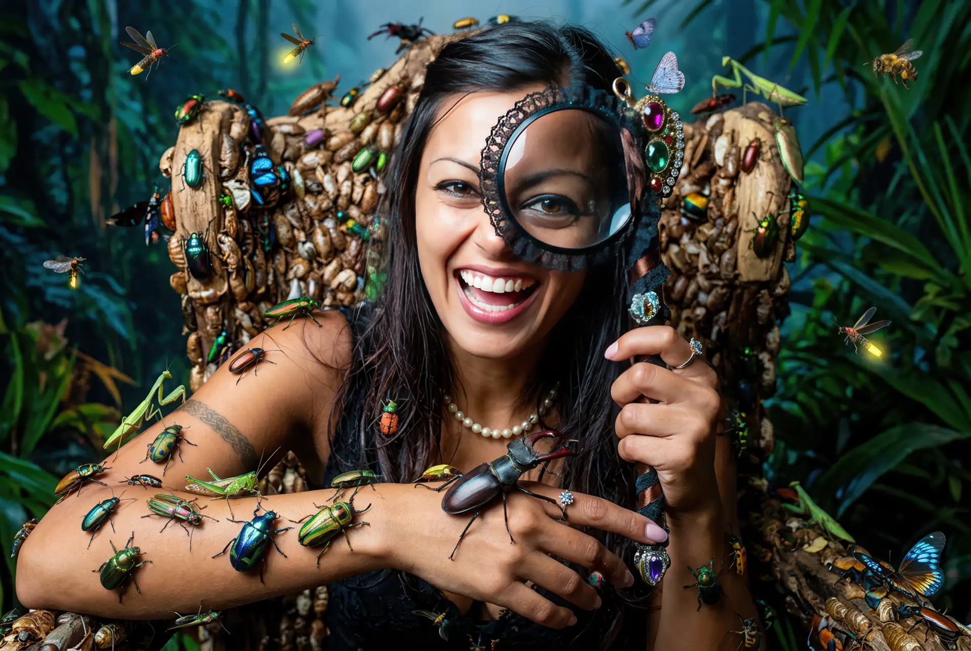 A new life for 12 years old photo, using blended media technique, by Derek galon